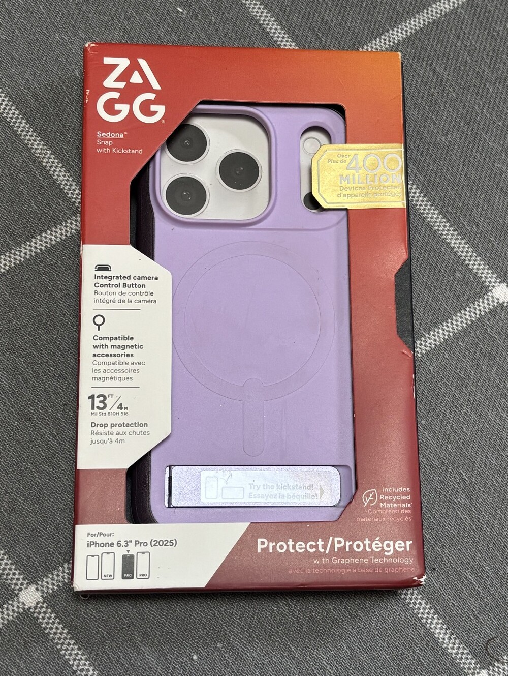 Sedona Snap Kickstand Case for iPhone 6.3" Pro (2025) - Brand New